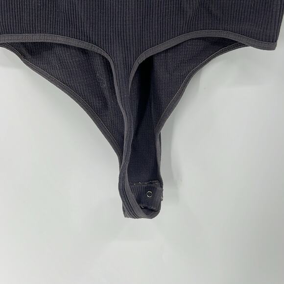 Free People Women's Long Sleeve Bodysuit - Obsidian/Grey - M/L - NWT - Picture 4 of 5